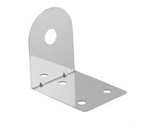 Fauhapyway Support à angle droit en acier inoxydable pour montage de robinet purificateur d'eau, plaque murale pour surfaces lisses et carreaux (12 mm)