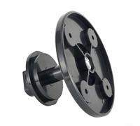 Fauhapyway Support de bobine MIG en plastique ABS - Supporte des bobines de fil de 1/5 kg pour soudeurs de petite et moyenne taille - Base de 110 mm avec tige d'amortisseur de fil