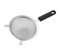 Fauhapyway Tamis Cuisine Maille Fine en Acier Inoxydable 304 | Maille serrée précise, retient petits grains, parfait pour farine, sucre glace, en poudre(22 cm)