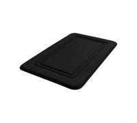 Fauhapyway Tapis de pour sol 50x80cm Séchage Rapide Gris Tapis de pour sol | pour mousse mÃ©moire , pour surface flanelle corail, douceur , masse les pieds, 50x80cm(Black)