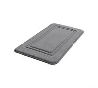 Fauhapyway Tapis de pour sol 50x80cm Séchage Rapide Gris Tapis de pour sol | pour mousse mÃ©moire , pour surface flanelle corail, douceur , masse les pieds, 50x80cm(Light Grey)
