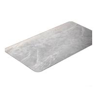 Fauhapyway Tapis de Salle de Bain Marbre Doré Absorbant Eau pour instantané | Diatomite naturelle, absorption immÃ©diate, sÃ¨che en minutes, pour sol toujours sec, pour idÃ©al douche(05 50*80cm)