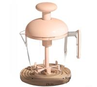 Fauhapyway Tasse Batteur en PP pour robuste Ergonomique Tasse Batteur en(Pink)
