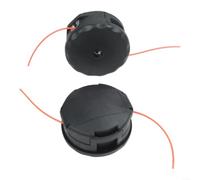 Fauhapyway Tête de débroussailleuse pour débroussailleuse 33cc + - Remplacement du mangeur d'herbe avec 5 adaptateurs pour Echo - Bobine d'herbe robuste (L : 13 cm)