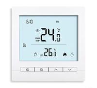 Fauhapyway Thermostat WiFi à écran tactile - Systèmes de chauffage pour application Tuya - Régulateur de température à distance pour plancher de chaudière à gaz (4)