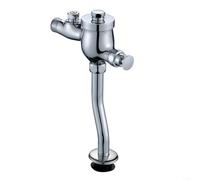 Fauhapyway Vanne de chasse G1/2 en cuivre avec bouton poussoir d'arrêt automatique pour toilettes résidentielles commerciales