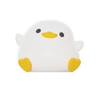 Fauhapyway Veilleuse en silicone souple pour bébé en forme de canard