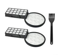 Fauhapyway X-Trem Power Cyclonic RO69xx RO72xx Lot de 2 filtres pré-moteur et 2 brosses de nettoyage pour pot d'échappement lavables pour une capture efficace des allergènes à la poussière