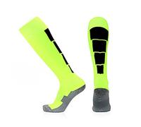 Fauhsto Mens Sport Football Chaussettes Knee-High Socks Non-Slip Stockings Towel Bottom Knee-High Socks Unisex Stocking for Football Running Cycling Hiking Basketball Training Socks