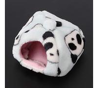 Fauitay Animal de Compagnie d'hiver Bleu Ciel Panda, Lit de Hérisson en Tissu Peluche épais avec Un Joli Design en Forme de Dessin animé, pour Cochon d'Inde, écureuil Volant et (S 8,9 X 1,5 Pouces)