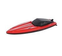 Fauitay Bateau télécommandé, Bateau de Course à Double Moteur à Induction étanche Hors Eau 2,4 G avec Batterie 1200 MAh, pour Adultes et Adolescents (Double Batterie)