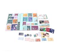 Fauitay Calendrier de L' pour les Amateurs de Livres, 25 Sacs, Compte à Rebours Littéraire avec Cadeaux sur le Thème du Livre pour les Amateurs de Décoration de Vacances et de Lecture