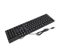 Fauitay Clavier 104 Touches Clavier Filaire 104 Touches Conception Ergonomique USB pour Jouer et Travailler avec 1. Câble Matériau ABS en Langue Minoritaire (Mise en Page AZERTY français)