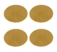 Fauitay Coussin Chauffant pour Tasse, Matériau Métallique de qualité Supérieure avec Un Bon Effet de Production de Chaleur, Tapis Chauffe-Tasse USB 10 Pièces pour l'hiver Froid,