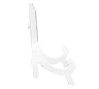 Fauitay Horloge Horde Mur Horloge Stand Afficher D'horloge Afficher Transparent Acrylique 25cm 3D Décor de Maison Moderne avec Base Robuste pour Les Certificats D'albums Photo