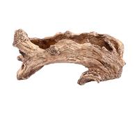 Fauitay Jardinière Artificielle en Bois flotté, en Résine, Succulente, Souche d'arbre Vintage, comme Un Pot de Fleur avec Trou de Drainage, pour la Maison, Le Jardin, Le Bureau