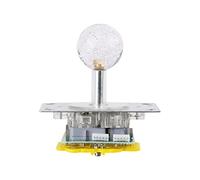 Fauitay Manette de jeu LED commutable de 8 à 4 voies avec éclairage coloré pour machines, panneaux de commande en bois et métal