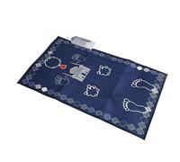 Fauitay Tapis de Prière Islamique pour Enfants, Tapis de Prière Musulman, Guide électronique des étapes de Culte avec Alertes de Posture Interactives pour Enfants en Bas âge, 23,6x39,4