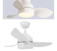Fauitay Ventilateur de Plafond de 38 Pouces avec Lumière, Moteur à Courant Continu à Distance, 6 Vitesses, LED à intensité Variable, Silencieux et Réversible, avec éclairage 3 Cou
