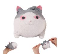 FauKait Squishies Jouets spongieux Dr les Mignons En Forme De Chat Balle Chat Squishy Balles Anti-Stress Jouet pour Enfants Adultes Jouets De No