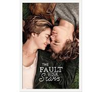 Fault In Our Stars, The - Poster - One Sheet + cadre amovible, Shinsuke® Maxi MDF blanc, vitre acrylique