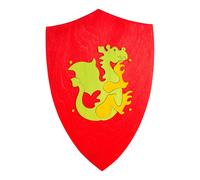 Fauna Bouclier en bois avec dragon