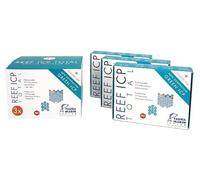 Fauna Marin Reef ICP Total Lot de 3 analyses de l'eau pour aquariums et bassins, entretien de l'aquarium, contrôle qualité de l'eau osmosée, 310 g