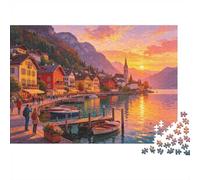 Faune Africaine Puzzles for Personnes Âgées 1000Pc Papier Recyclable Troupes de Lions et de Buffles Puzzle for Adultes Intéressant Family Game Props Accessoires de Jeu de Fête for Maison 70x50cm/...