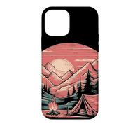 Faune Arbres en Plein Air Nature Rétro Aventure Camping Coque pour iPhone 12 Mini