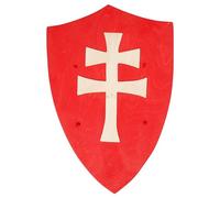 Faune Bouclier en bois double croix