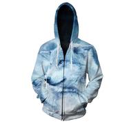 Faune Forêt Loup Imprimé en 3D Femmes/Hommes Sweats à Capuche Sweat-Shirt à Capuche décontracté Veste Survêtement Pullover Tops