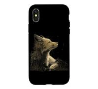 Faune Renard Amoureux des Animaux Nature Faune forêt Coque pour iPhone X/XS