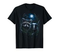 Faune Sauvage de la forêt de ratons laveurs et de mouffettes au Clair T-Shirt Graphique avec Valeur