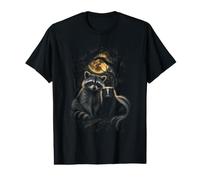 Faune Sauvage de la forêt de ratons laveurs et de mouffettes au Clair T-Shirt Graphique avec Valeur