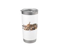 Faune sauvage Gobelet isotherme en acier inoxydable double paroi
