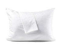 FAUNNA Taies d’Oreiller 50x80 cm, 100% Coton à Longues Fibres, Lot de 6 - Respirant et Silencieux, Fermeture éclair, Housse de Coussin