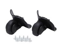 FAUOSWUK 1 Paire de roulettes à Bagages A53, Roues de Remplacement Robustes pour Valise, avec Plusieurs Vis pour Une Installation Facile, Matériau PP Pet