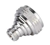 FAUOSWUK 7/16 Din Mâle à N Adaptateur Féminin 7/16 Plug Din to RG8 LMR400 Connecteur de Câble Corps en Laiton pour Une Transmission de Signal élevé avec Un Ensemble de Verrouillage de