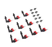 FAUOSWUK Abreuvoir à Tétons de Lapin, 10 Pièces, Mangeoire à Eau Durable pour Fermes Modernes, Système D'abreuvement de Volaille Résistant aux Morsures pour Lapins, Poulets, Canards, Oies, Visons