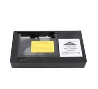 FAUOSWUK Adaptateur de Cassette VHS C, Convertisseur D'enregistrement de Lecture pour Bandes S VHS C et VHS avec Commande à Une Touche, Compatible pour CP6BKU C P6U PV P1