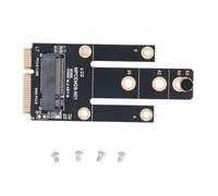 FAUOSWUK Adaptateur Mini PCIe vers M.2 NGFF, Convertisseur pour Module 5G 4G 3G avec Emplacement pour Carte Nano SIM, Compatible avec Carte Réseau 30 42 50 52 de Type M.2 Key B
