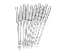 FAUOSWUK Aiguilles de Machine à Coudre 20 Pièces, Aiguilles de Rechange en Acier Inoxydable pour 101 Mini Machines à Coudre électriques Portatives, avec Pointes Finement Broyées