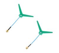 FAUOSWUK Antenne 2PCS Y1240 FPV, Antenne Dipolaire 3DBI à 1,2 GHz 1,3 GHz avec Une Large Couverture de Signal, pour Les Lunettes de Drones RC Afficher L'émetteur du Récepteur VTX