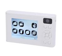 FAUOSWUK Appareil Photo Numérique, écran Couleur 2,4 Pouces, 1080P, Caméra Avant et Arrière, Lumière de Remplissage, pour étudiants en Voyage