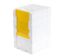 FAUOSWUK Boîte D'accouplement D'abeilles Durable pour L'élevage de Reines D'abeilles, avec Isolation en Mousse, Adaptée aux Apiculteurs Professionnels, 9,4x5,9x6,5 Pouces