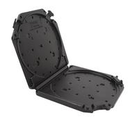 FAUOSWUK Boîte de Rangement en Moulinet à Ruban Vide, 7 Pouces Open Richer Boîte de Rangement en Plastique Boîte à Bobine Vide Boîte à Bobine à Bande Bobine pour Bobine de Rangement pour (Noir)