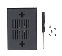 FAUOSWUK Boîtier de Refroidissement en Métal, Boîtier en Alliage de Zinc pour Ordinateur Monocarte Orange Pi 5 avec Ventilateur de Refroidissement 30x30x8mm