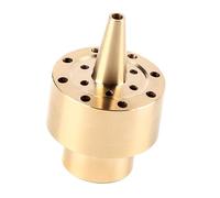 FAUOSWUK Buse de Pulvérisation D'étang, Colonne en Laiton pour Jardin, Tête de Pulvérisation D'arrosage D'étang, Or pour Maison, Jardin, Fontaine D'hôtel, Fontaine de Parc, Matériau en Laiton (1/4