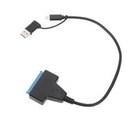 FAUOSWUK Câble Convertisseur USB3.1 vers Adaptateur USB Type C vers Vitesse de Transfert de 10 Gbit/s pour SSD de 2,5 Pouces avec Prise en Charge UASP Aucune Alimentatio