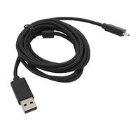 FAUOSWUK Câble de Chargement Micro USB, Câble de Remplacement de 1,95 M avec Anneau Magnétique pour Casques de Jeu G933 G633 G633S G933S G533